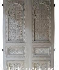 Porte Marocaine sculptée