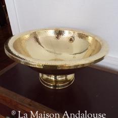 Vasque bol cuivre martelé