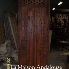 Porte imposte étoile mat