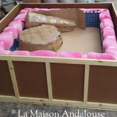 Emballage transport par caisse
