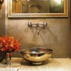 Lavabo cuivre à poser