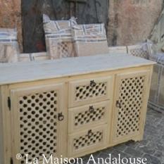 Meuble 2 portes et 3 tiroirs