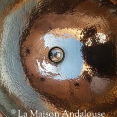 Lavabo cuivre à poser