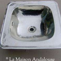 Vasque Maillechort carré