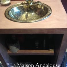 Vasque en situation