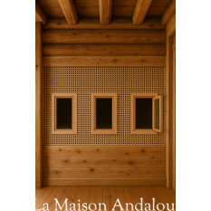 Cloison en moucharabieh avec niche