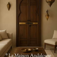 Porte Mauresque teinté 2 vantaux