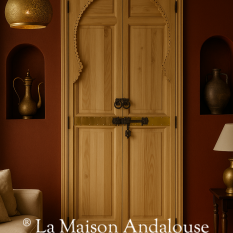 Porte mauresque 2 vantaux