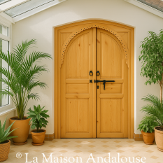 Porte mauresque cadre galbé